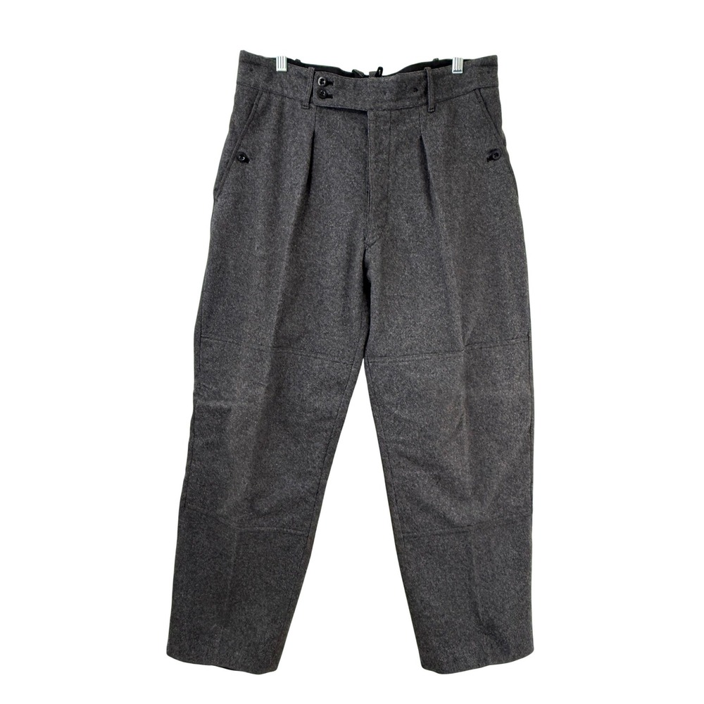 VINTAGE GERMAN ALPINE Sportra Munchen Trousers‎ Men 34 Wool WATERPROOF LINED